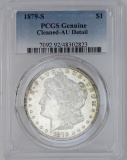 1879 S Morgan Silver Dollar PCGS Cleaned-AU detail