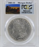 1881 O Morgan Silver Dollar PCGS Brilliant UNC