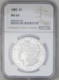 1885 Morgan Silver Dollar MS64