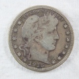 1915 D Barber Silver Quarter