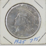 1925 Peace Silver Dollar