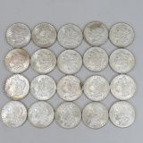 20 BU 1884 O Morgan Silver Dollars