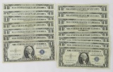 15 1935 & 1957 $1 Silver Certificates