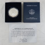2008 W American Silver Eagle Uncirculated with box