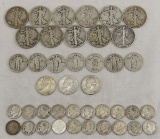 $10 Face Value mixed US Silver Coins