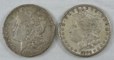 1880 O & 1880 S Morgan Silver Dollars