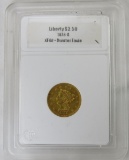 1878 S $2 1/2 Gold Liberty Head Quarter Eagle XF40