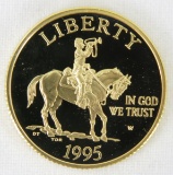 1995 W $5 Gold Civil War Commemorative