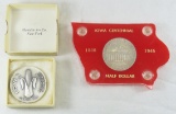 1946 Iowa Centennial Half Dollar & 1961 Silver