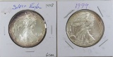 1998 & 1999 American Silver Eagles