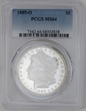 1885 O Morgan Silver Dollar PCGS MS64
