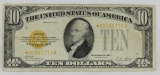 1928 $10 Gold Certificate Star Note
