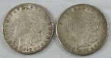 1896 & 1900 Morgan Silver Dollars