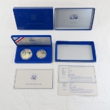 1986 Liberty Silver Dollar Proof & Clad Half