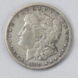 1890 CC Morgan Silver Dollar