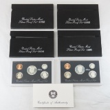 1992-1995 US Silver Proof Sets