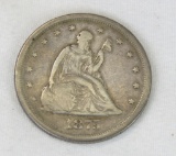 1875 S Twenty Cent Silver Seated Liberty