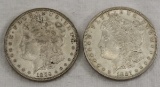 1879 & 1887 Morgan Silver Dollars