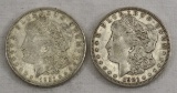 1921 D & S Morgan Silver Dollars