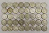 40 1965-1968 Kennedy Silver Half Dollars
