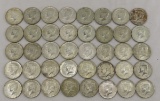 40 1968 & 1969 Kennedy Silver Half Dollars