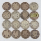 $8 Face Value Barber Silver Half Dollars