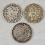 1899 O, 1900 O, 1901 O Morgan Silver Dollars