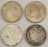 4 1921 Morgan Silver Dollars