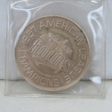 1987 MN Twins Am League Champs 1 ozt Silver Round