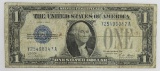 1928 A $1 Silver Certificate Funny Back