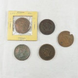 5 Large Cents