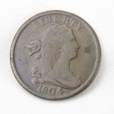 1804 Draped Bust Half Cent
