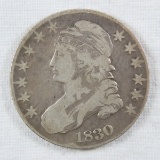 1830 Capped Bust Half Dollar