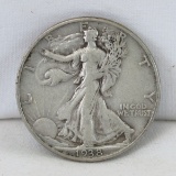 1938 D Walking Liberty Half Dollar