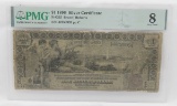1896 $1 Silver Certificate Educational PMG VG8