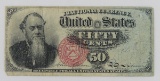 1866 50 cent Fractional Currency Note Fr 1376