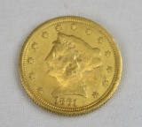 1861 $2 1/2 Gold Liberty Head Quarter Eagle