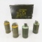 4 live Vietnam era M18 Smoke grenades