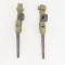 2 British No 4 MKII Bayonets scabbards & frogs
