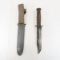 USN MK2 bayonet with sheath
