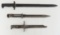 Bayonet, parts bayonet & plastic practice bayonet