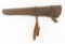 Antique Leather K.B. H.A.B. Cavalry rifle scabbard