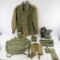 US Military field jacket, bags, ammo, pouches