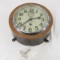 WWII Japanese navy ship clock with key No. 10980