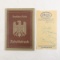 WWII German Arbeitsbuch employee record book