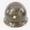 US M1 helmet with front seam & liner