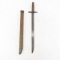 WWII Japanese type 30 bayonet with wood scabbard