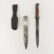 German K98 CVL 44 Bayonet, scabbard & Frog