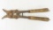 WWI French barbed wire cutters 1918 dated