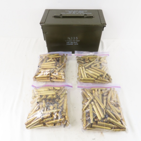 400 rounds 30-06 brass only in ammunition can